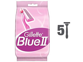 Станок для бритья Gillette BII 5 шт(Ж)роз.М