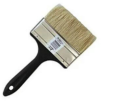 Кисть плоская натуральная щетина светлая 75мм П126В-30 Петрович