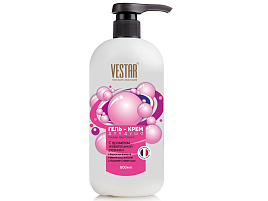 Гель для душа Вестар 0,8л крем Аромат жевательной резинки курок