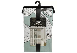 Шторка для ванной 180*180 ПЕВА Элика-6 507593/Y4-11175