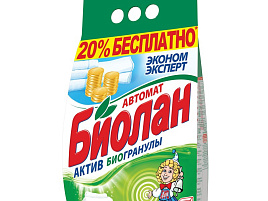 Стиральный порошок Биолан Автомат 2400г Эконом Эксперт (Казань)