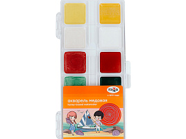 Краски 12цв. Гамма 291020205 Оранжевое солнце медовая, 6 перламутр.+ 6 классич, без кисти, пластик