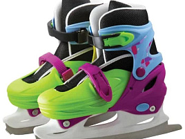 Коньки раздвежные детские Winter Girl р.34-37 Novus (пакет)