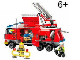 Конструктор Брик 2807 Пожарная машина 366дет.