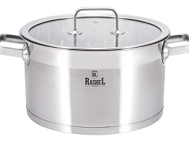 Кастрюля нержавейка 7,8л R-780w/6505 Rashel