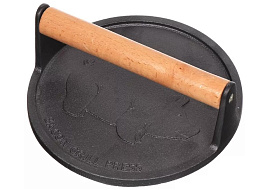 Пресс для гриля 18см Mallony чугун 985061/8054