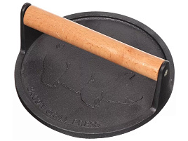 Пресс для гриля 18см Mallony чугун 985061/8054