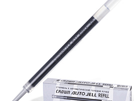 Стержень гел. Crown AJ-200 красный для автом.ручек 0,5мм