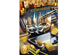 Открытка С Юбилеем! 7,0000607