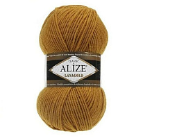 Пряжа Alize Горчичный (5) 240м 140гр 51%акрил 49%шерсть Турция