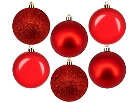 Набор шаров 8см FG240519098Q красный 6шт