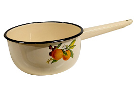 Ковш эмаль 1,5л 2008/4 с декором