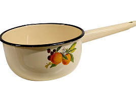 Ковш эмаль 1,5л 2008/4 с декором