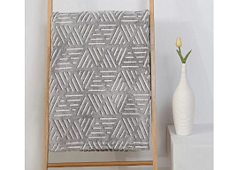 Плед-покрывало 180*200 Silvano велсофт жаккард 180/249-VLR/LA/1070