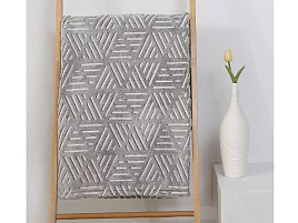 Плед-покрывало 180*200 Silvano велсофт жаккард 180/249-VLR/LA/1070