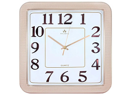 Часы настенные Atlantis 28*28 TDL-3660 розовое золото