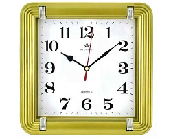 Часы настенные Atlantis 23*23 695 золото