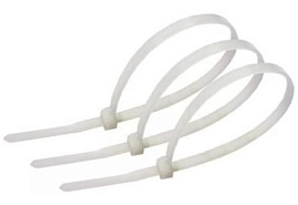 Хомут пластик 3,6*200 нейлон(100шт.) 3594 белый