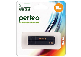 Флеш-драйв Perfeo USB 16Gb C01 черный