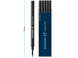 Стержень для роллера Schneider 8501 "Topball 850" черный, 110мм, 0,7мм