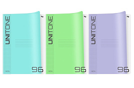 Тетрадь 96л. А4  Т4ск96_пл 57520 "UniTone. MIX", пластиковая обложка, микс цветов