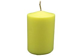 Свеча пеньковая 60*85 пастельно-желтая ч54637