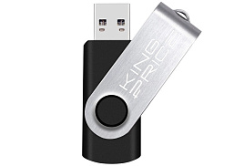 Флеш-драйв KingPrice 8GB KPFD2A008ABK Черный/металл