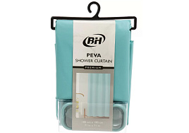 Шторка для ванной 180*180 ПЕВА бирюзовый 507594/Y4-11176