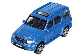 Машина металлическая PATRIOT-11-BU UAZ patriot 10,5 см, инерция, синий, кор.