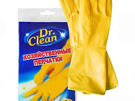 Перчатки резиновые Др.Клин L средн.4845