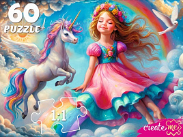 Пазл 60эл. Принцесса в волшебном мире Ф60-8261