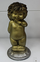 Статуэтка ИА-141 Малышка ангел черно-зол. 25*12*12см