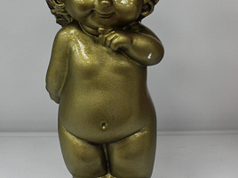 Статуэтка ИА-141 Малышка ангел черно-зол. 25*12*12см