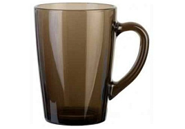 Кружка стекло 320мл H9149/0813 С добрым утром дымка