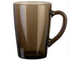 Кружка стекло 320мл H9149/0813 С добрым утром дымка