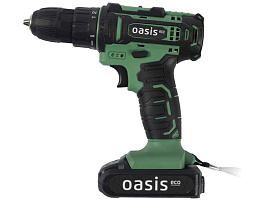 Дрель-шуруповерт OASIS AS-18V Eco 18B 2аккумулятора,кейс