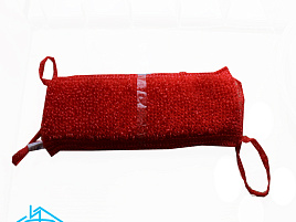 Мочалка для тела Длинная с ручками пояс прошитый 40*11см