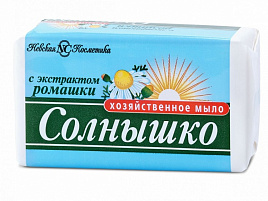 Мыло хозяйственное Солнышко 140г Ромашка(НК)11147