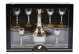 Набор подарочный 134/500/05/7116 Золотистый мед (Графин+6 рюмок)