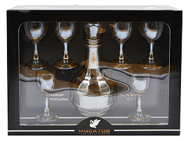 Набор подарочный 134/500/05/7116 Золотистый мед (Графин+6 рюмок)