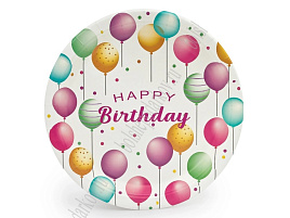 Тарелка бумажная 23,5см 777-241 №7 10шт