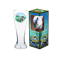 Бокал для пива 303-Д Рыбалочка  500мл под.упак