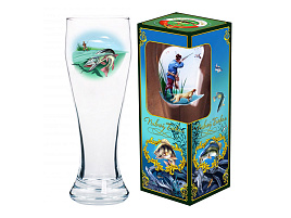 Бокал для пива 303-Д Рыбалочка  500мл под.упак