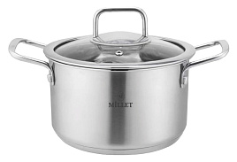 Кастрюля нержавейка 2,7л ML-5018 Millet Diva индукция