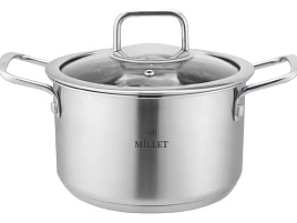 Кастрюля нержавейка 2,7л ML-5018 Millet Diva индукция