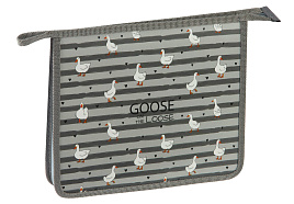 Папка для тетрадей А5 ArtSpace ПТ-73О0001 "Geese", пластик, на молнии