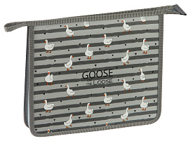 Папка для тетрадей А5 ArtSpace ПТ-73О0001 "Geese", пластик, на молнии