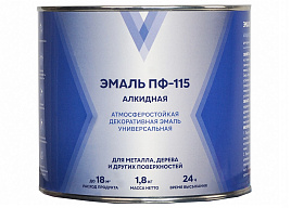 Эмаль ПФ-115 зеленая 1,8кг Farbitex V