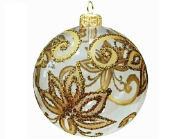 Шар 80 Золотой цветок КР-80-224244