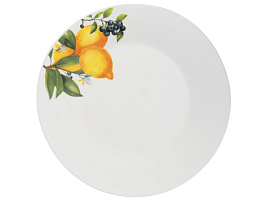 Тарелка мелкая 20см 818-264 Лимоны